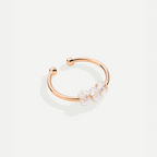 Bague Crysta Trio Or Rose