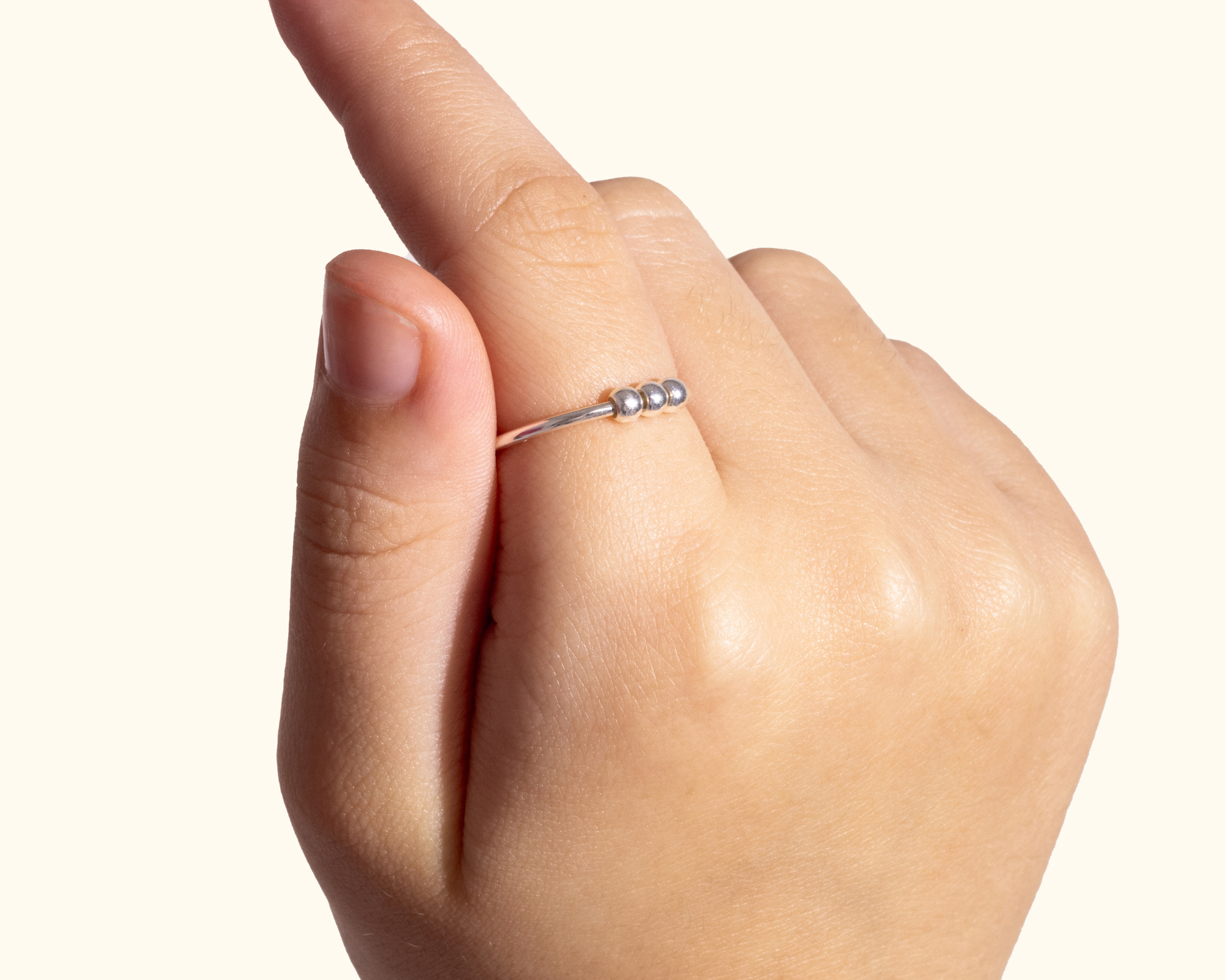 Bague Stress Enfant Chill Argent